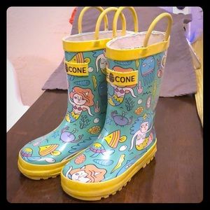 Lone Cone Mermaid-themed Rain Boots